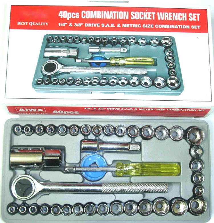 40 Piece Mechanics Socket Set